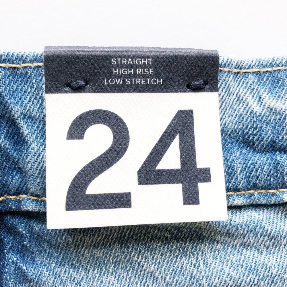 GAP Jeans Womens 24 Petite NWT Cheeky Straight Leg Medium Indigo Denim - Picture 5 of 10